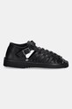 Kožne sandale Fracap Sandals D025 crna SS25
