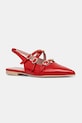 Pretty Ballerinas baleriny Yvette syntetyczny czerwony 52136.B.9331