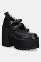 Buffalo pantofi cu toc Killah Mary Tulle rotund negru 1290204.BLK