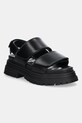 Buffalo sandale Lennox Snd platformă negru 1602271.BLK
