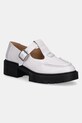 Coach mocasini de piele Liv piele alb CZ38.3OPI