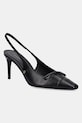 Anine Bing leather heels Freya Slingbacks stiletto black A.14.10794