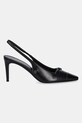 Anine Bing leather heels Freya Slingbacks A.14.10794 black SS25