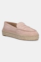 Lauren Ralph Lauren espadrile din piele intoarsa Luize Loafer piele întoarsă roz 802953958009.650