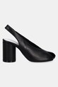 MM6 Maison Margiela leather sandals S66WP0104.P5000.T8013 black SS25