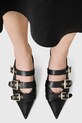 AllSaints szpilki skórzane Vivian Slingback W001FC