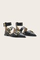 AllSaints baleriny skórzane Sutton Shoe W010FC czarny SS25