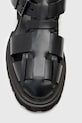 AllSaints sandale de piele Tess Sandal W041FC negru
