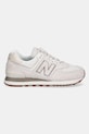 Superge iz semiša New Balance 574 WL574BEM bež SS25