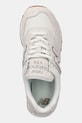 Superge iz semiša New Balance 574 bež WL574BEM