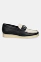 Δερμάτινα μοκασίνια Clarks Originals Wallabee Loafer HBIT 26181122 μαύρο SS25