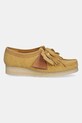 Clarks Originals mocasini din piele intoarsa Wallabee 26180169 galben SS25