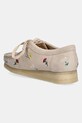 Scarpe Clarks Originals mocassini in camoscio Wallabee 26180171 beige