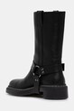 Shoes Marine Serre leather ankle boots Smooth Leather MS Moto WFW045A.RLEA0017 black