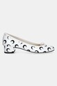 Шкіряні балетки Marine Serre Camille Moon Printed Leather MS x Repetto WFW052A.RLEA0031 білий SS25
