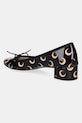 Obuv Kožené balerínky Marine Serre Camille Moon Printed Leather MS x Repetto WFW052A.RLEA0031 čierna