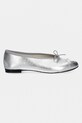 Kožené baleríny Marine Serre Lilouh Soft Nappa MS x Repetto WFW053A.RLEA0032 stříbrná SS25