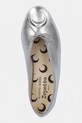 Kožené baleríny Marine Serre Lilouh Soft Nappa MS x Repetto stříbrná WFW053A.RLEA0032