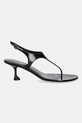Kožené sandále Proenza Schouler Tee Thong SH252042A.L004A.001 čierna SS25