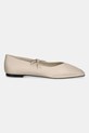 Alohas baleriny skórzane Sway S00191.14 beżowy SS25