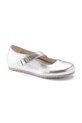 Birkenstock leather ballet flats Tracy LENA 1019729 silver SS25