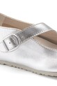 Shoes Birkenstock leather ballet flats Tracy LENA 1019729 silver
