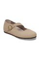 Nubukové balerínky Birkenstock Tracy LENB 1029776 béžová SS25