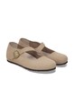 Nubukové balerínky Birkenstock Tracy LENB béžová 1029776