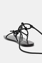Обувки Кожени сандали Rick Owens Lilies Penta LI01E4808.LLP.09 черен