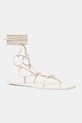 Rick Owens Lilies sandale de piele Penta piele bej LI01E4808.LLP.41
