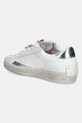 Încălțăminte Crime London sneakers din piele SK8 DELUXE 20100PP7 alb