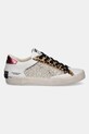 Kožené sneakers boty Crime London DISTRESSED 21010AA7 bílá SS25
