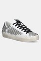 Crime London sneakersy skórzane DISTRESSED płaska biały 27010PP6