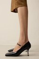 Vanda Novak stilettos de piele Adela Adela.Wet.Black