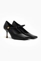 Vanda Novak stilettos de piele Adela Adela.Wet.Black negru SS25