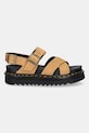 Dr. Martens sandali in camoscio Voss II Sandal DM40930200 marrone SS25