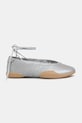 Baleríny adidas Originals Taekwondo Mei Balle JR7032 stříbrná SS25
