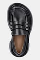 JW Anderson leather loafers Platform Moccasin black FW0169.LA0020.999