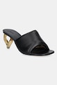 Kožené šľapky JW Anderson Chain Heel Open Mule iný hnedá SN0076.LA0161.999