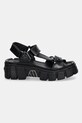 New Rock sandale de piele NOMADA M.BIOS130.C2 negru SS25