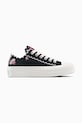 Converse scarpe da ginnastica Chuck Taylor All Star Lift platform nero A13529C
