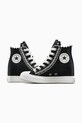 Πάνινα παπούτσια Converse Chuck Taylor All Star Wedge μαύρο A13546C