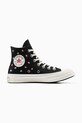 Πάνινα παπούτσια Converse Chuck 70 πλατφόρμα μαύρο A14944C