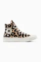 Converse trampki Chuck 70 Leopard płaska beżowy A14945C