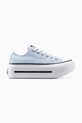 Tenisky Converse Chuck Taylor All Star Lift Double Stack platforma modrá A16285C