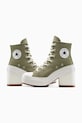 Converse trampki Chuck 70 De Luxe Heel zielony A11899C