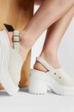 Converse sandale din piele întoarsă Chuck 70 De Luxe Heel Mule A15070C