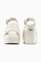 Încălțăminte Converse sandale din piele întoarsă Chuck 70 De Luxe Heel Mule A15070C alb