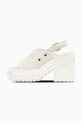 Converse sandale din piele întoarsă Chuck 70 De Luxe Heel Mule A15070C alb