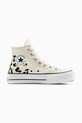 Кеди Converse Chuck Taylor All Star Lift платформа бежевий A14936C